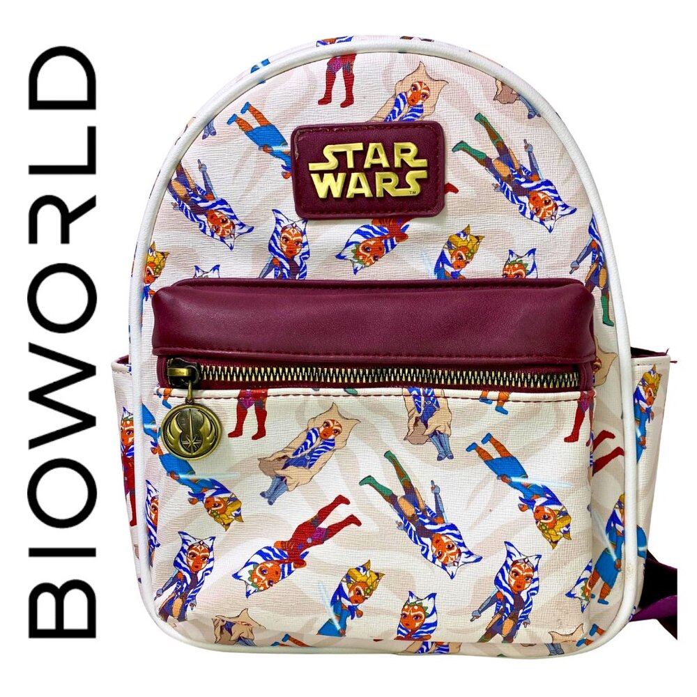 Star Wars Ahsoka Tano Mini Backpack by Bioworld – Excellent Condition!